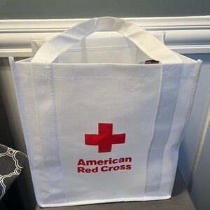 New American Red Cross White Tote Bag